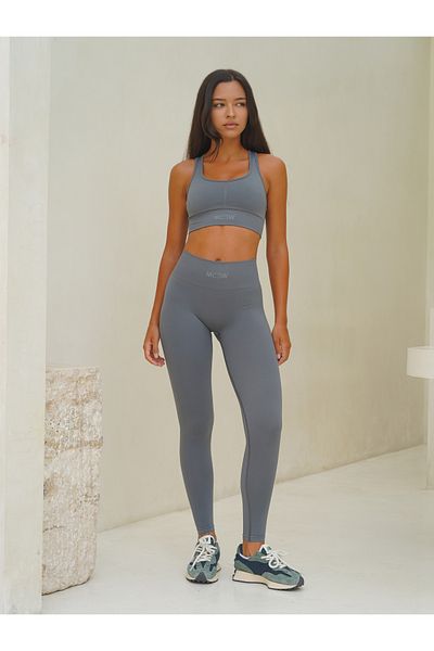 MAİ COLLECTİON Surya Anthracite Recovery Legginsy do Kostki
