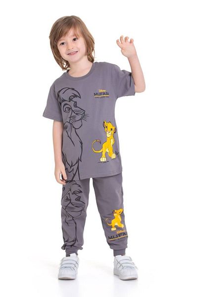 Tiny Boy's Lion King Printed Tshirt and Sweatpants Set