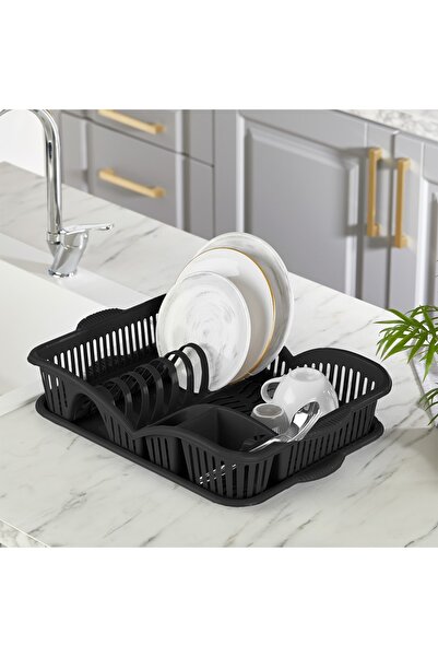 Mutfak Köşesi Modern Tezgah Üstü Bulaşıklık, Kurutmalık, Tabaklık, Bulaşık Sepeti