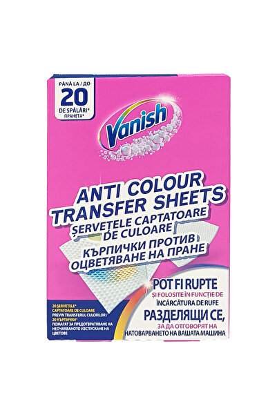 Vanish PROSOAPE ABSORBANTE COLOR CATCHER 20 SPĂLĂRI