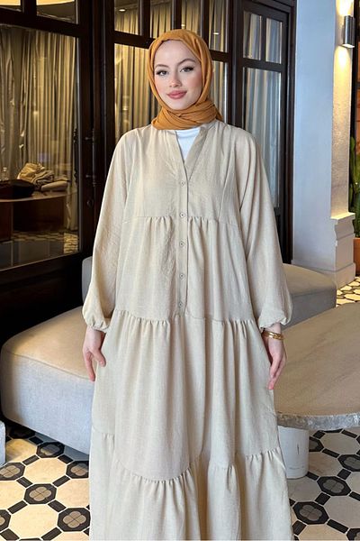 Ovn. Beige Layered Dress - Fashion and Style