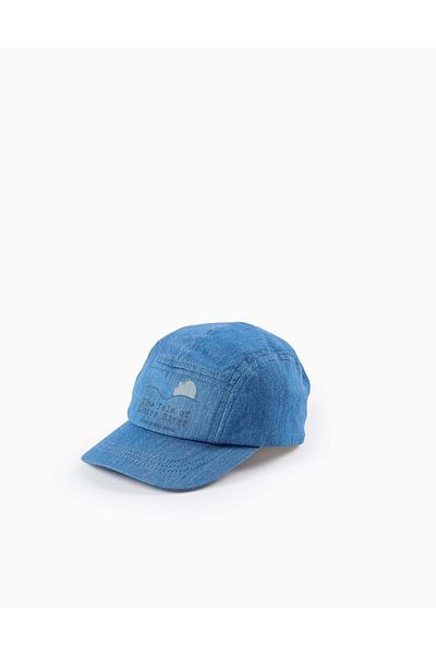 Ziddy Light Denim Cap for Baby Boys 'Loire', Blue