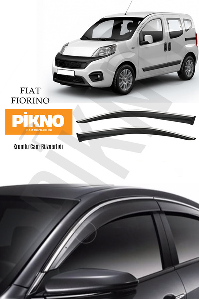 pikno Fiat Fiorino Kromlu Cam Rüzgarlığı 2'li Set A+ Plus