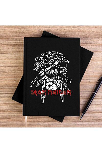 Z zepplin Caiet de pânză neagră cu mânecă lungă Iron Maiden
