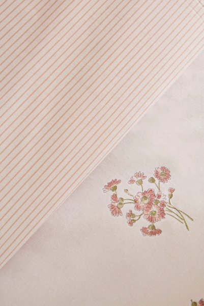 Kaşmir Home Levina Double Duvet Cover Set Rose