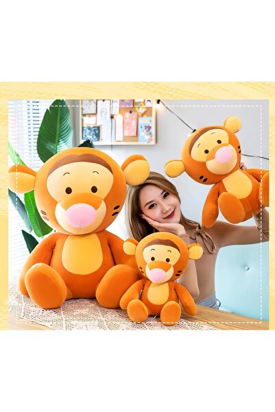 e-life shop İthal Kumaş Winnie The Pooh Tiger Kaplan Anime Figür Peluş Oyuncak Uyku & Oyun Arkadaşı 50 cm.