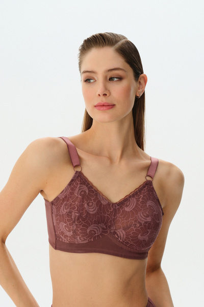 SUWEN Miranda csipkés, merevítő nélküli melltartó