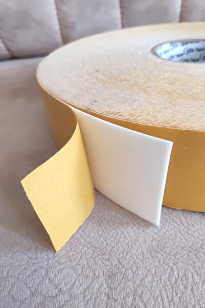 Bundeba Çift Taraflı Köpük Bant Askılı Kağıt Bant 5cmx50mt - Hızlı Yapıştırıcı