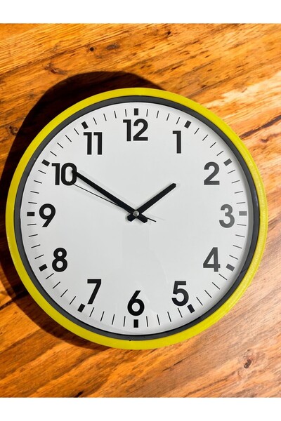Platin Saat ساعة حائط كلاسيكية مقاس 36 سم