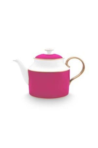 Pip Studio Porcelain teapot, Pip Studio, Gold-Pink, 1.8l, Pip Chique collection