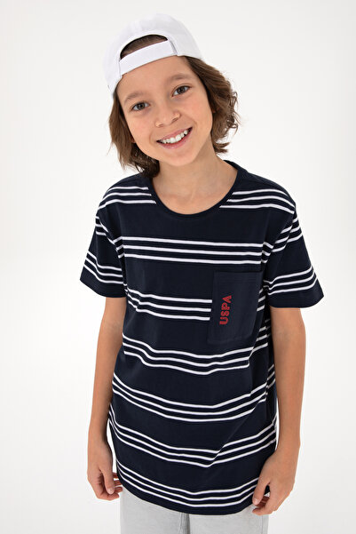 U.S. Polo Assn. Erkek Çocuk Lacivert Basic Tişört 50295562-VR033
