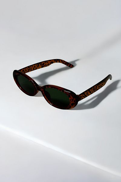 Eyesofia Leopard Pattern Unisex Blue Screen Glasses - Light Filter, Blue Block