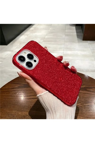 GRABONO iPhone 12 / iPhone 12 Pro Uyumlu Kılıf Parlak Simli Muhteşem Görünüm,...