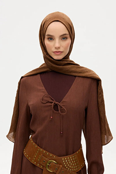 cs camellia scarf Şal Kraş din bambus - Maro