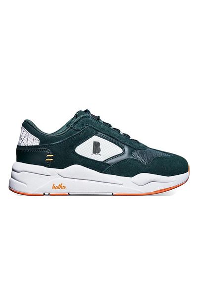 b bathu Bathu 10/43 Men's Leather Sneaker - Dark Green