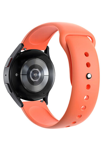 PSGT Galaxy Watch  (20MM) Uyumlu Akıllı Saat Kordonu Klasik Silikon Kordon Ka...