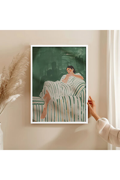 HOMEPACK Single Wooden Framed Painting One Piece Poster Painting Tk/1395