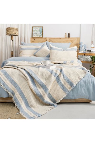 Schafer Home Enza Dowry Set 8 Pieces-Blue