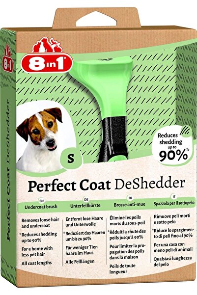 8in1 Perfect Coat Deshedder Furminator Small Breed Dog Comb Small