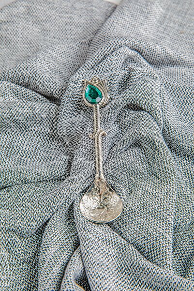 Sena Renkli Taşlı Metal 6'lı Kaşık (032)