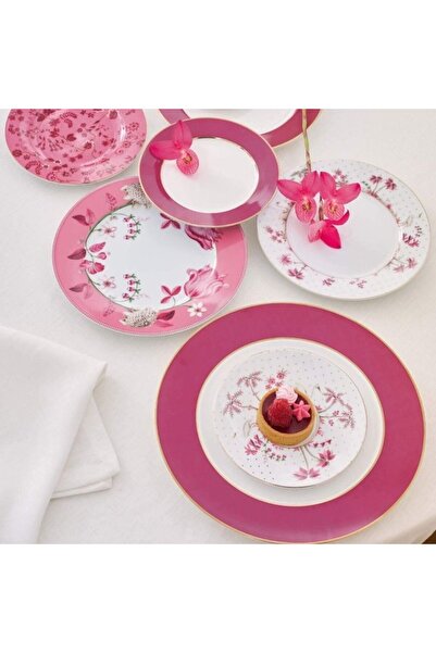 Pip Studio Porcelain plate, Pip Studio, Flowers Pink, 17 cm, Jolie collection