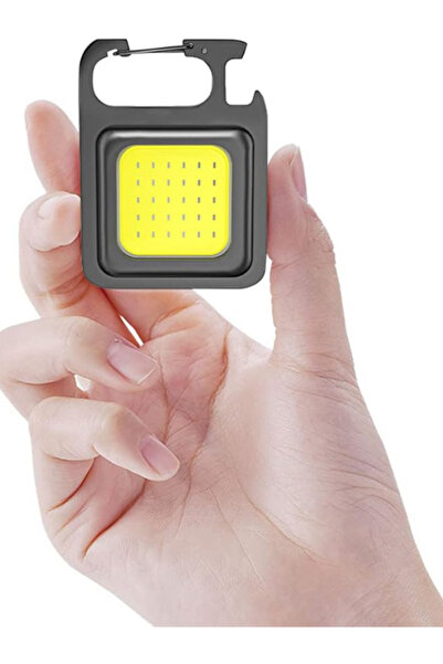 Folveit Metal Mini Led El Feneri Anahtarlık Su Geçirmez Mıknatıslı Şişe Açaca...