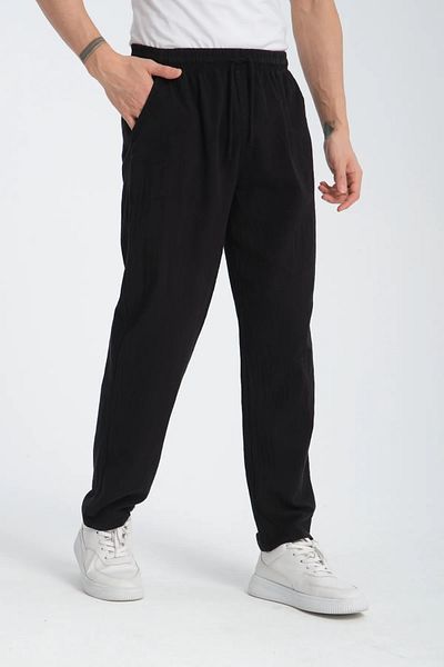 CALİA Men's Hambez Elastic Comfortable Fit Cotton Tracksuit Bottom Pantalon