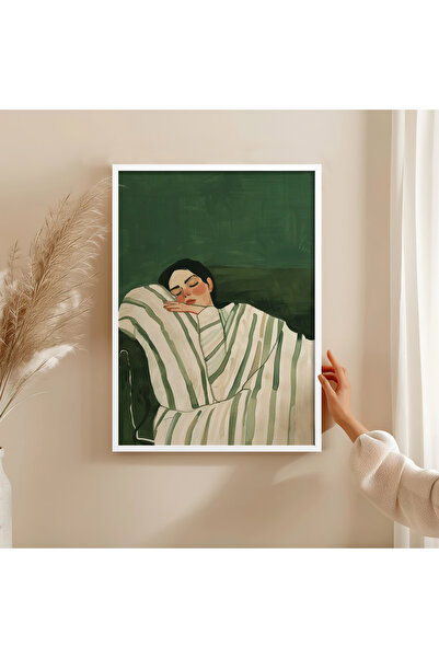 HOMEPACK Single Wooden Framed Painting One Piece Poster Painting Tk/1393