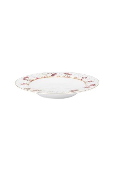 Pip Studio Deep plate, porcelain, Pip Studio, Dots Gold Pink, 21.5 cm, Jolie collection