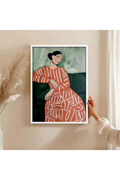 HOMEPACK Single Wooden Framed Painting One Piece Poster Painting Tk/1394