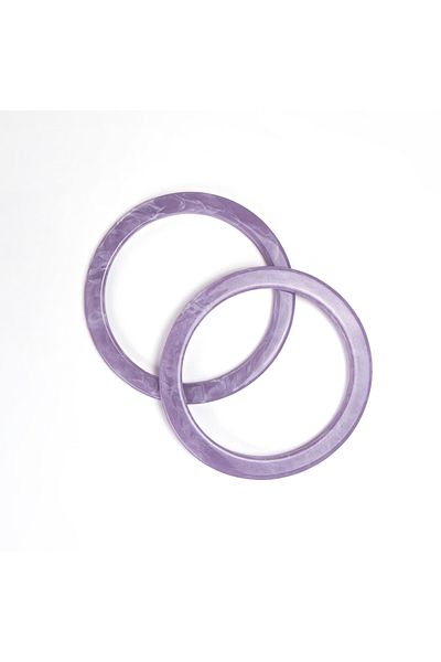 Sultan 2 Pieces Lilac Acrylic Round Bag Handle