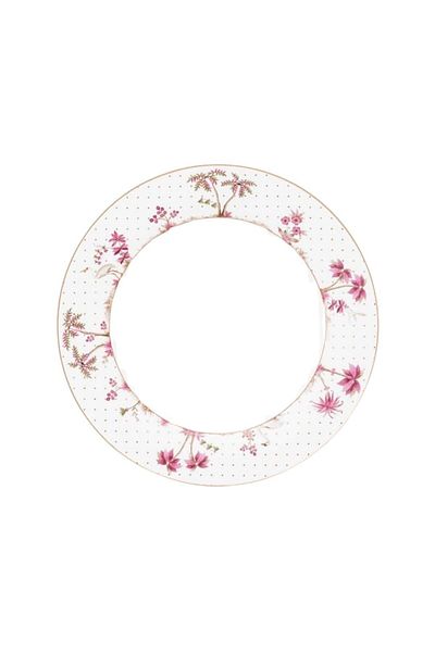 Pip Studio Porcelain plate, Breakfast, Pip Studio, Dots Gold Pink, 21 cm, Jolie collection