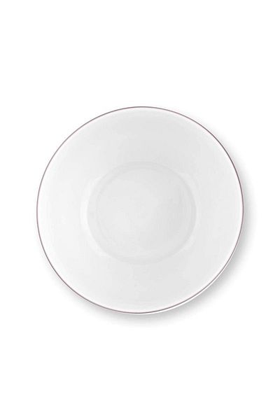 Pip Studio Porcelain bowl, Pip Studio, White, 18 cm, Lily&Lotus collection