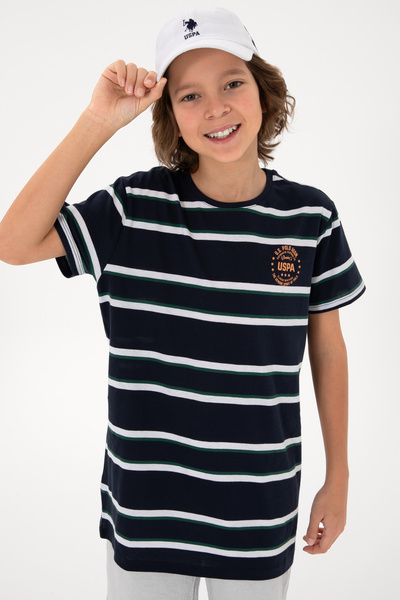 U.S. Polo Assn. Erkek Çocuk Lacivert Basic Tişört 50295559-VR033