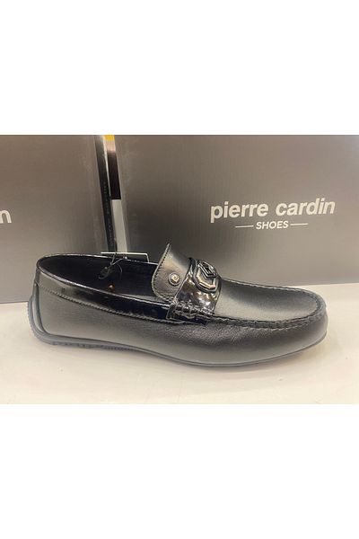 Pierre Cardin γνήσιο δέρμα μαύρες μπαλαρίνες καθημερινής χρήσης