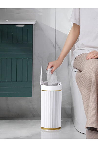 Hedi's Home Sensörlü Şarjlı Çöp Kovası 7L Banyo Çöp Kovası