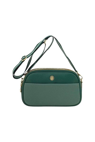 Pip Studio Geantă Frida crossbody, Green, 26.5x7.5x16.5 cm, colecția Uni, Pip Studio