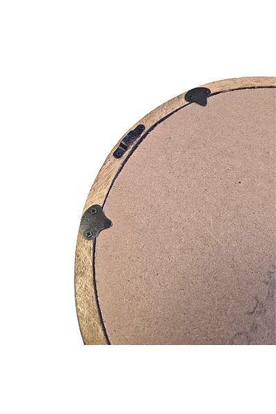 BM GİFT DESİGN Wall mirror, oval, wooden frame, 115x36 cm