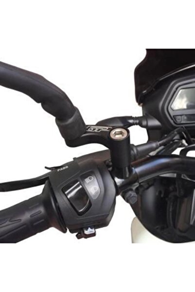 GP KOMPOZİT Bajaj Pulsar Ns 200 2011-2022 Uyumlu Ayna Genişletme Siyah