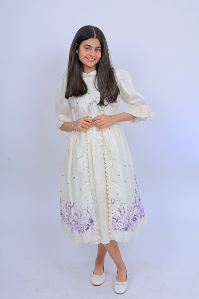 LAMİS FASHİON فستان زهور الربيع