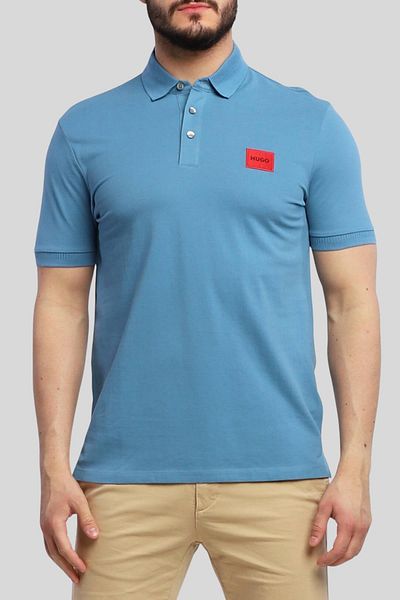 HUGO Men's Polo T-Shirt Blue
