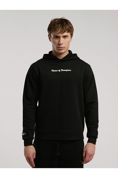 EVERLAST Ανδρικό φούτερ με κουκούλα Champions Collection μαύρο