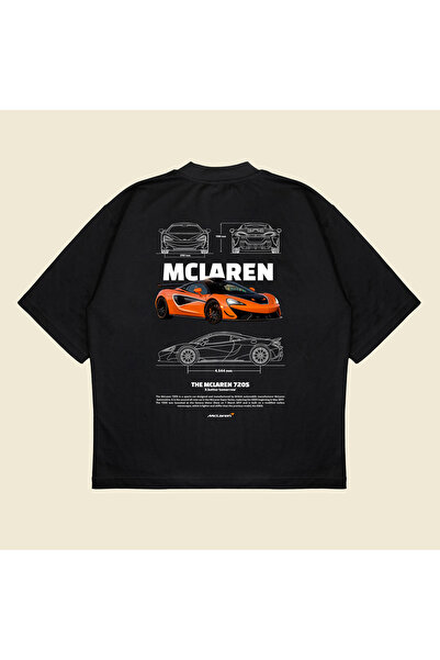 PURE POWER Tricou Mclaren 720s Boxy Fit supradimensionat unisex tricou – cu i...