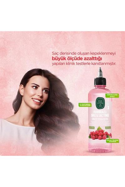 Eyüp Sabri Tuncer 7 Pieces Raspberry & Vinegar Hair Care Tonic, Vibrant and Refreshing Effect 500 ml