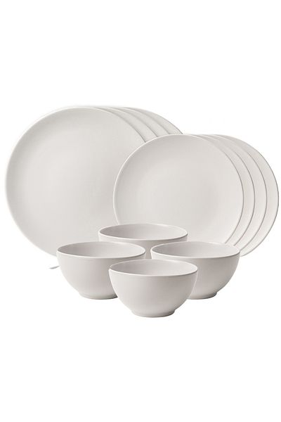 Cesiro 12-piece plate set, for 4 people, North Pole, Cesiro, Arctic White Matt