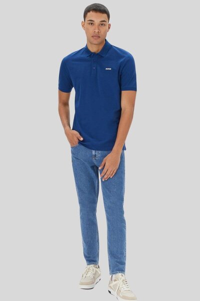 HUGO Boss Erkek Polo T-shirt Mavi