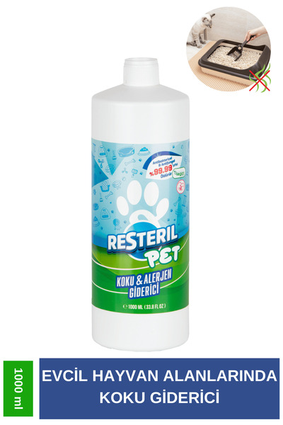 Resteril Kedi Kumu Koku Giderici Kedi Koku Giderici Köpek Koku Giderici Kedi ...