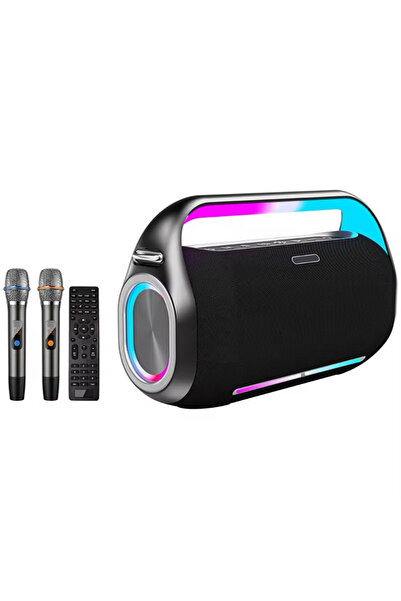 VOOKA 300W, Wireless V5.0 30.000mAH Kapaisteli Çift Mikrofonlu ,Kumandalı Taşınabilir Kablosoz Höparlör