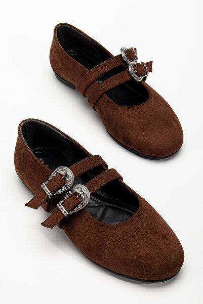 RİSSOLİ Rissoli Γυναικεία Πόρπη Ζώνης Καφέ Πικρό Καστόρι Λεπτομερείς καθημερι...