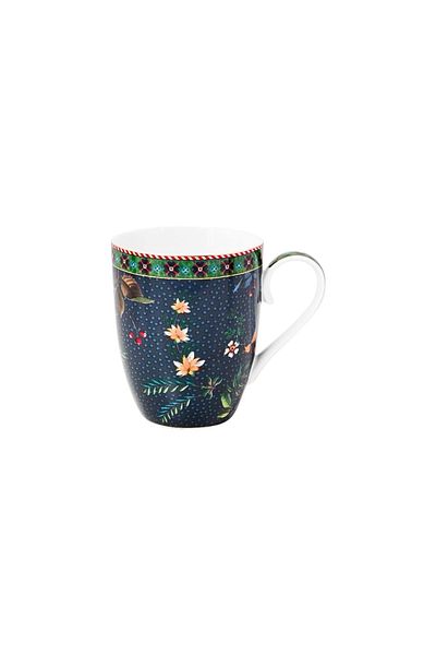 Pip Studio Cană porțelan, Pip Studio, Blue, 350ml, colecția Berry Blues